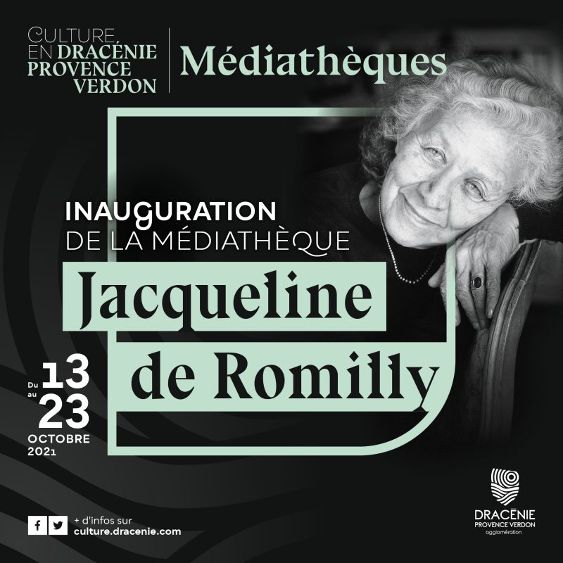 Inauguration de la médiathèque Jacqueline de Romilly - Culture en Dracénie