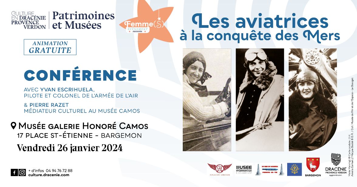 CONFERENCE "LES AVIATRICES A LA CONQUETE DES MERS" VENDREDI 26 JANVIER